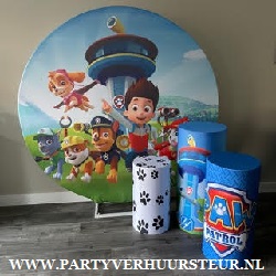 vergiftigen Elektropositief Interpretatief Backdrop Set Paw Patrol €100,00 (Actie) - Partyverhuur Steur