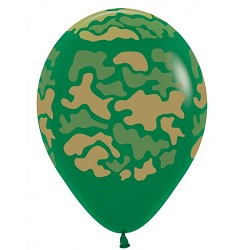 Ballonnen Camouflage 30 cm €0,50