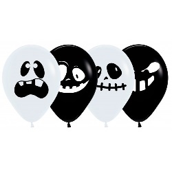 Ballonnen Ghosts 30 cm €0,50