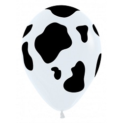 Ballonnen Koeienprint 30 cm €0,50