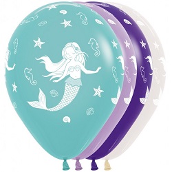 Ballonnen Mermaid 30 cm €0,50