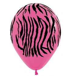 Ballonnen Zebra Fuchsia 30 cm €0,50