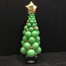 Ballonpilaar Kerstboom €35,00