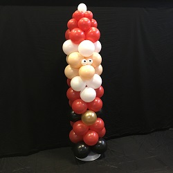 Ballonpilaar Kerstman €35,00