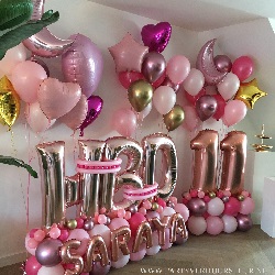 Ballon Bouquet 11 Jaar – HBD Saraya