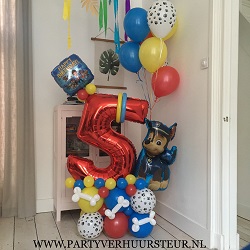 Bouquet Paw Patrol 5 jaar