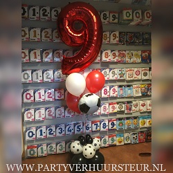 Ballon Bouquet Tros 9 Jaar Voetbal