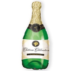 Folieballon Champagne bottle SuperShape €6,95