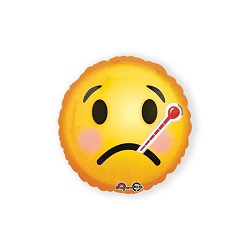 Folieballon Emoticon Get Well €2,95