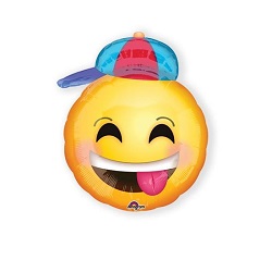 Folieballon emoticon hat JuniorShape €3,95