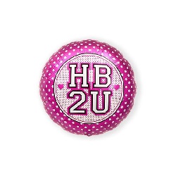 Folieballon HB2U Pink Dots €2,95