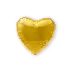 Folieballon Hart Goud 46 cm €2,95