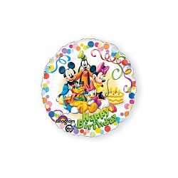 Folieballon Mickey & friends HBD €4,50