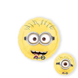 Folieballon Minions rond €4,50