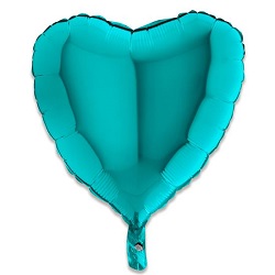 Folieballon Hart Tiffany 46 cm €2,95