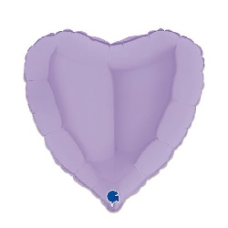 Folieballon Hart Mat Lila 46 cm €2,95