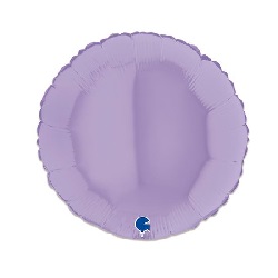 Folieballon Rond Mat Lila 46 cm €2,95