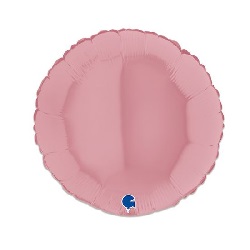 Folieballon Rond Mat Roze 46 cm €2,95