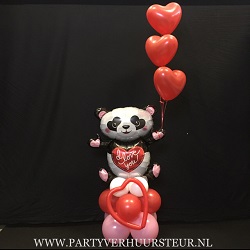 Ballonnen Bouquet Panda I Love You