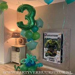 Ballonnen Bouquet Groen