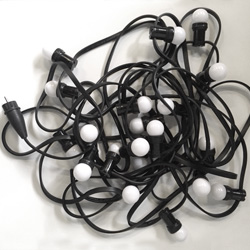 Prikkabel 15 meter, 20 witte LED-Lampen €10,00