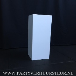 Zuil Vierkant Wit 30x30x70 cm €20,00